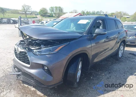 2021 Toyota Highlander Le из США, поврежденный, VIN 5TDZZRAH3MS523182